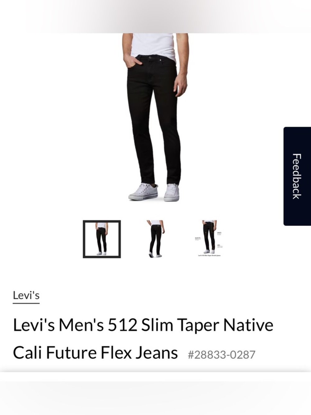 Levi's Black Men's Jeans